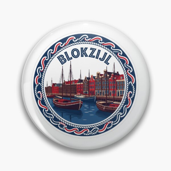 Item preview, Blokzijl Harbor Netherlands Sticker designed and sold by Imaginarium of Chaos falcon88 .