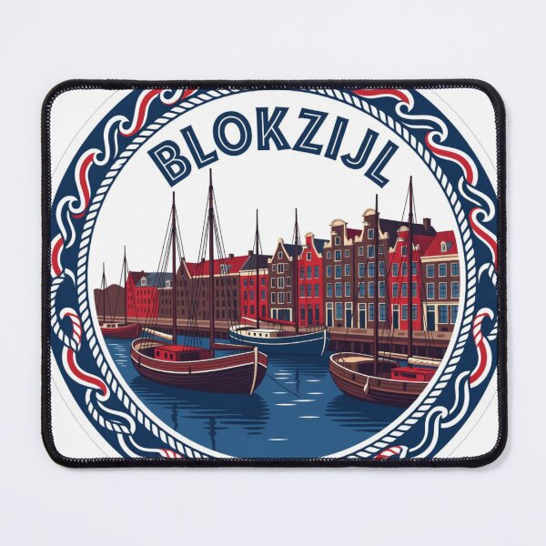 Item preview, Blokzijl Harbor Netherlands Sticker designed and sold by Imaginarium of Chaos falcon88 .