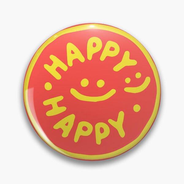 Item preview, Bright Button Happy Sticker Set designed and sold by AnimaliaStar.