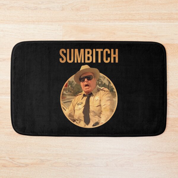 Item preview, Police-Sumbitch-Justice-Smokey-Bandit-T-Shirt designed and sold by reschoawiz.