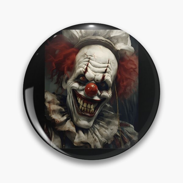 Item preview, Creepy Slasher Clown Horror Movie Portrait designed and sold by VeraHTucker.