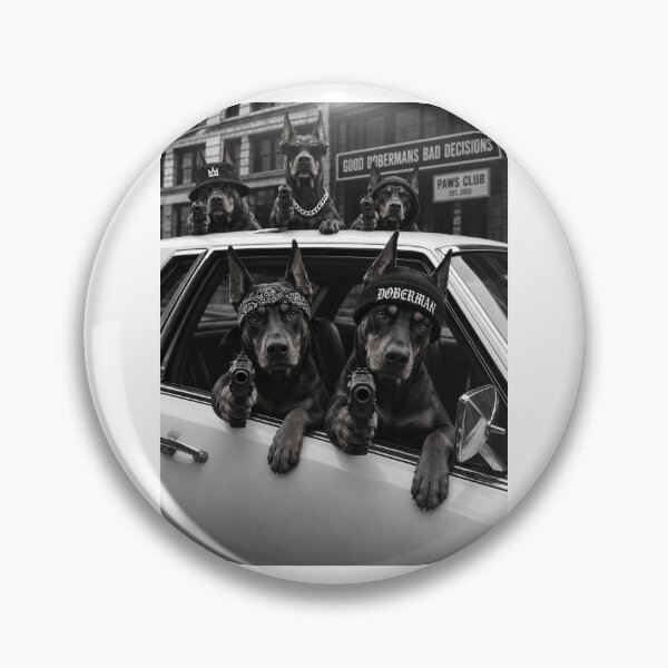 Item preview, Funny Doberman Good Dog Bad Decisions designed and sold by luu phong.