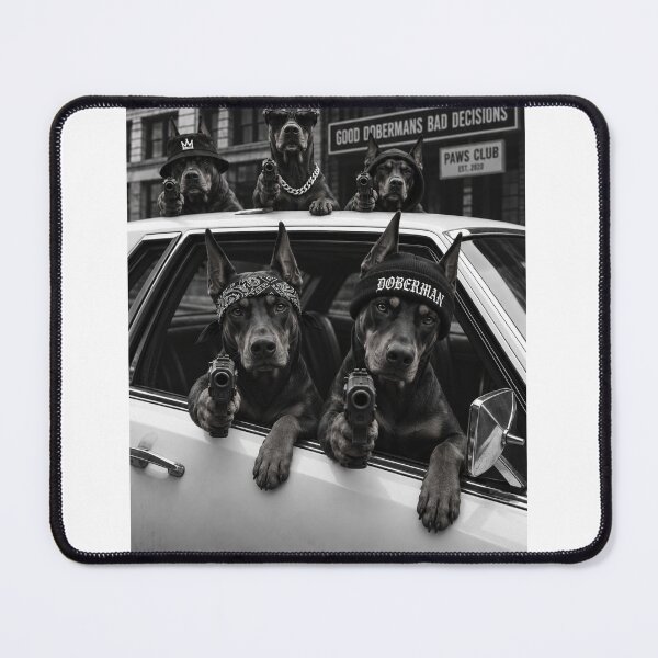 Item preview, Funny Doberman Good Dog Bad Decisions designed and sold by luu phong.