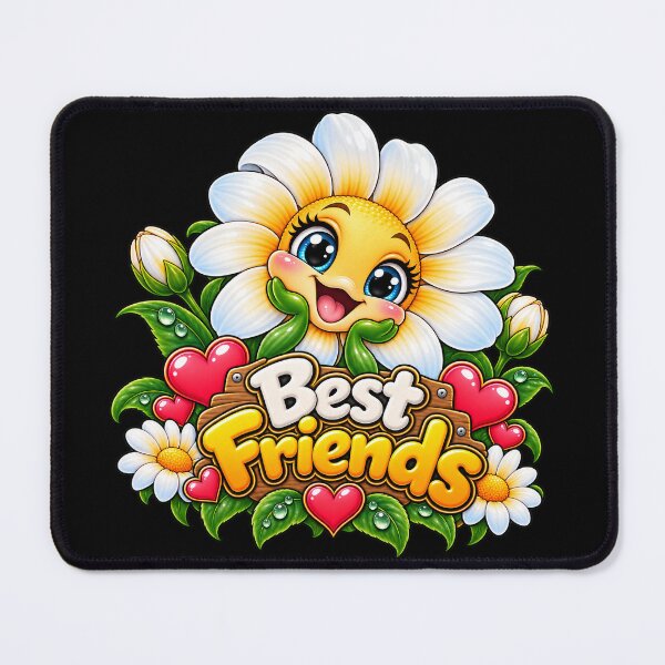 Item preview, Best Friends Daisy – Cute Kawaii Flower Friendship Design designed and sold by aventi24.