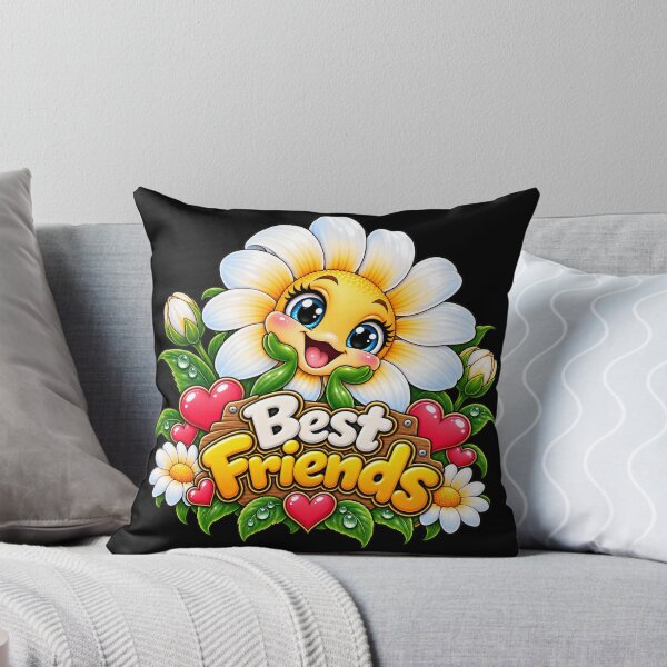 Item preview, Best Friends Daisy – Cute Kawaii Flower Friendship Design designed and sold by aventi24.