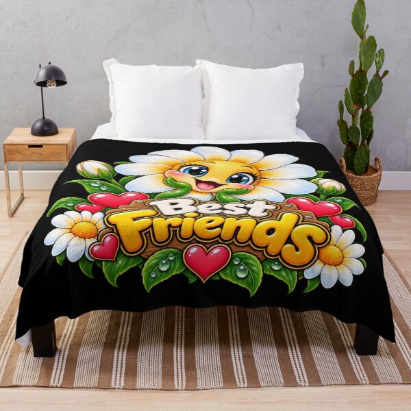 Item preview, Best Friends Daisy – Cute Kawaii Flower Friendship Design designed and sold by aventi24.
