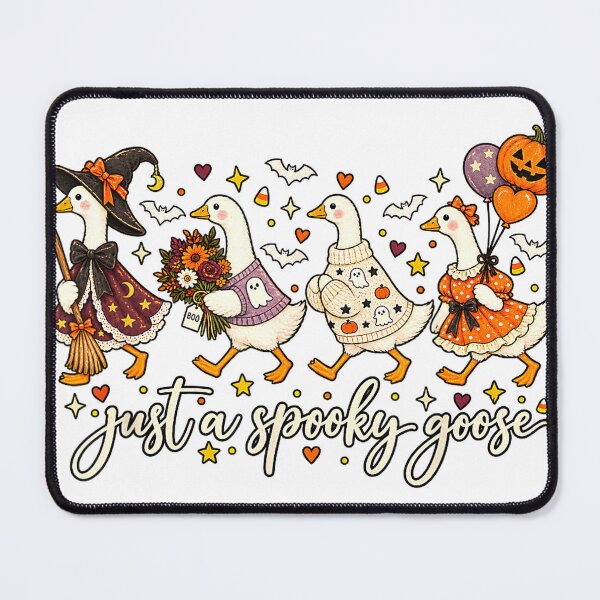 Item preview, Just A Spooky Goose Cute Halloween Spooky Season Goose Squad T-Shirt designed and sold by HugsPlusCoffee.