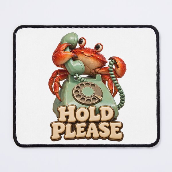 Item preview, Hold Please Crab Rotary Telephone designed and sold by TrendTribeTP.