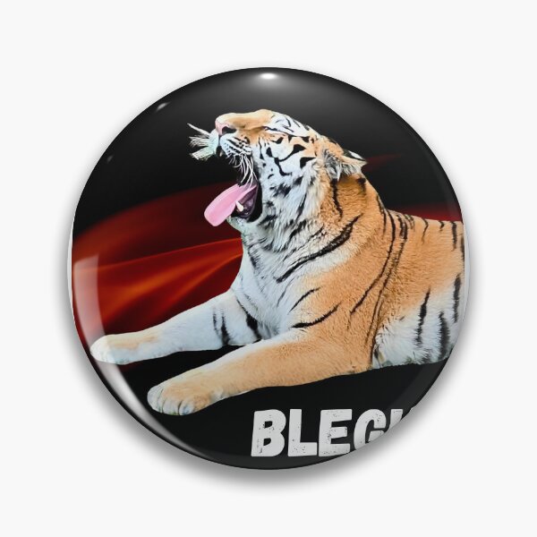 Item preview, Blegh! Tiger Flames Heavy Metalcore Deathcore Funny designed and sold by Elvira Hyvönen.