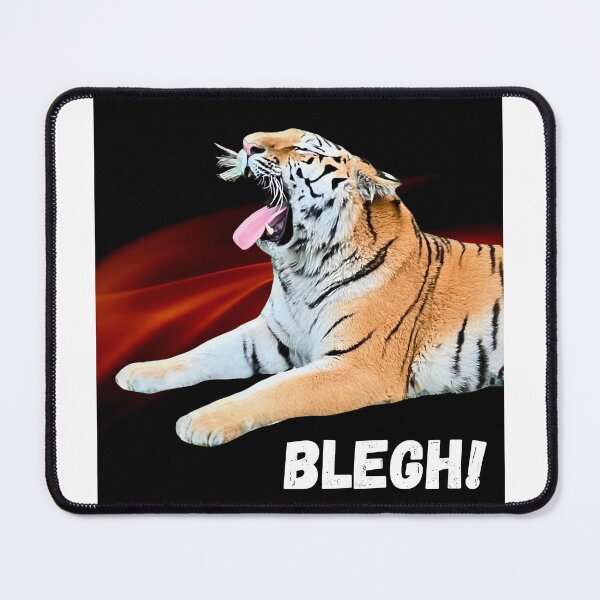 Item preview, Blegh! Tiger Flames Heavy Metalcore Deathcore Funny designed and sold by Elvira Hyvönen.