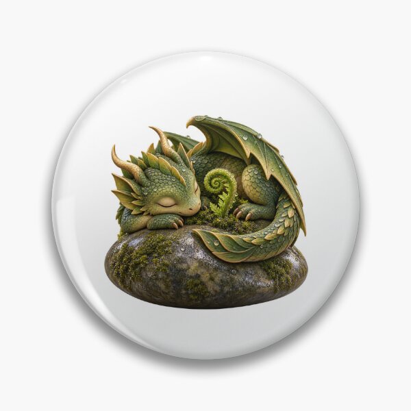 Item preview, Fern Guardian Tiny Moss Dragon designed and sold by TrendTribeTP.