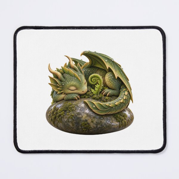 Item preview, Fern Guardian Tiny Moss Dragon designed and sold by TrendTribeTP.