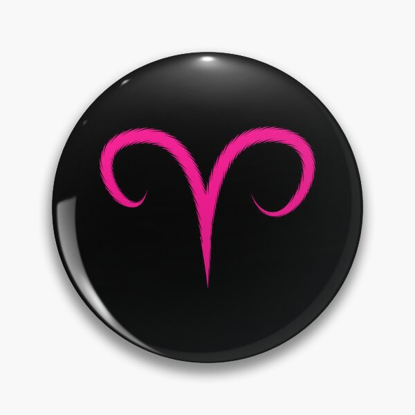 Item preview, Hot Pink Aries Ram Zodiac Symbol Design designed and sold by pattern-archive.