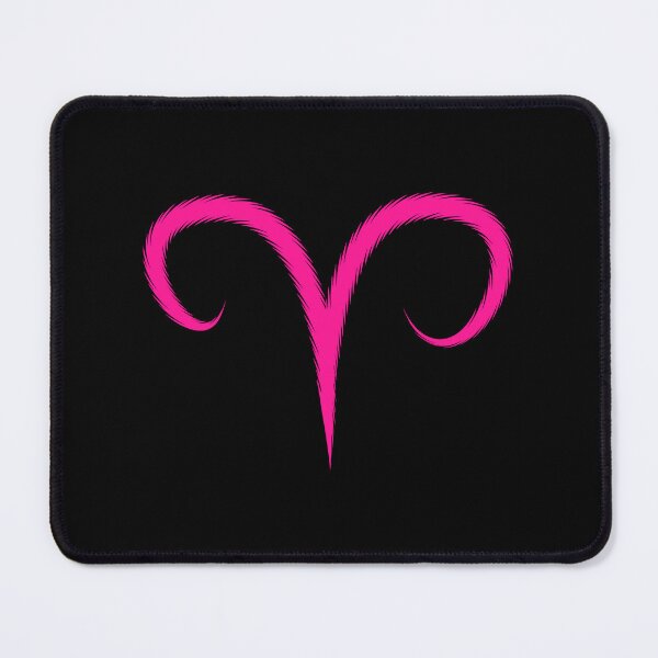 Item preview, Hot Pink Aries Ram Zodiac Symbol Design designed and sold by pattern-archive.
