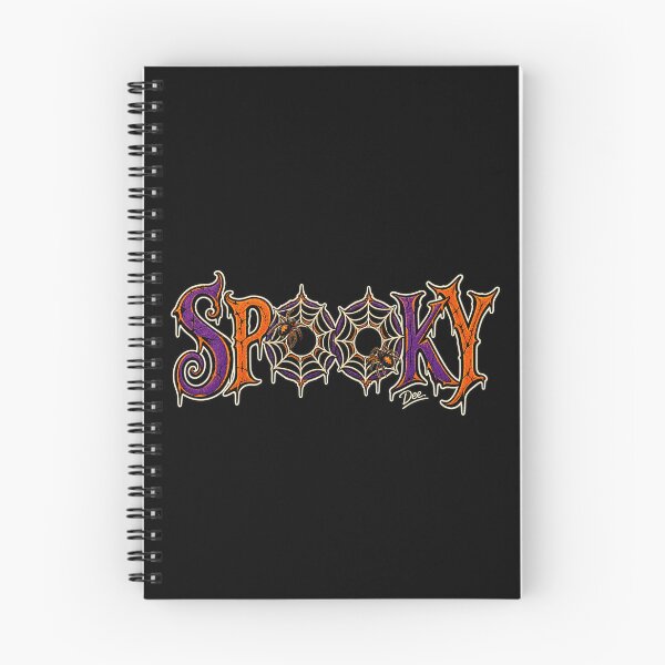 Item preview, Spooky Halloween T-Shirt – Spiderweb Lettering & Creepy Spiders designed and sold by Island Pace Design.