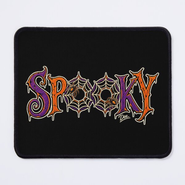 Item preview, Spooky Halloween T-Shirt – Spiderweb Lettering & Creepy Spiders designed and sold by Island Pace Design.