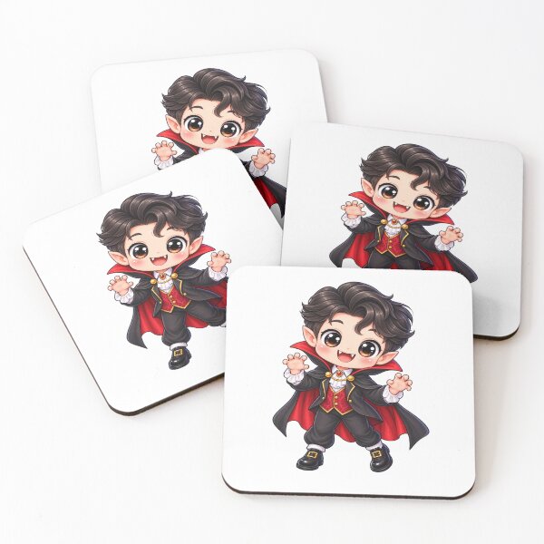 Item preview, Cute Kawaii Vampire Boy | Spooky Halloween Vampire designed and sold by Pixanova.