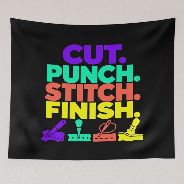 Item preview, Cut Punch Stitch Finish Hand Stitched Leathercraft designed and sold by DreamLayerStudio.