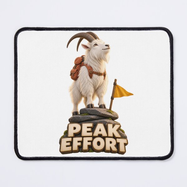 Item preview, Peak Effort Mountain Goat Tiny Summit designed and sold by TrendTribeTP.