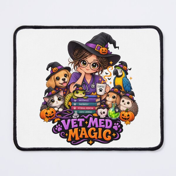 Item preview, Vet Med Magic – Cute Halloween Veterinarian Gift for Vet Techs designed and sold by Bettybee00.
