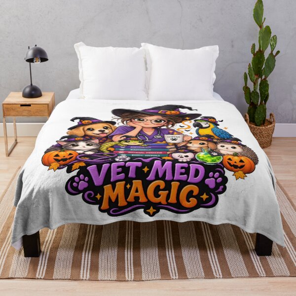 Item preview, Vet Med Magic – Cute Halloween Veterinarian Gift for Vet Techs designed and sold by Bettybee00.