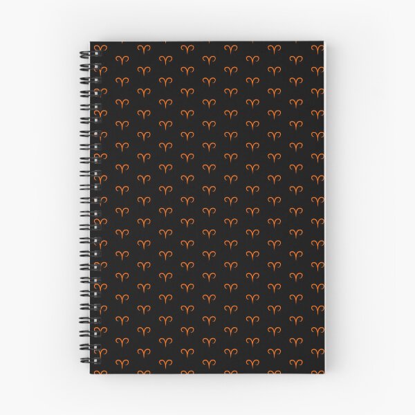 Item preview, Orange Aries Ram Zodiac Symbol Design designed and sold by pattern-archive.