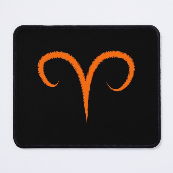 Item preview, Orange Aries Ram Zodiac Symbol Design designed and sold by pattern-archive.