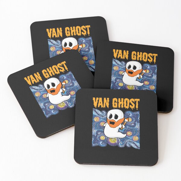 Item preview, Cute Ghost Impressionist Starry Night Parody designed and sold by VeraHTucker.