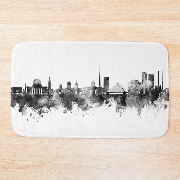 Aperçu de l'œuvre Skyline de Dublin, Irlande créée et vendue par ArtPrints.