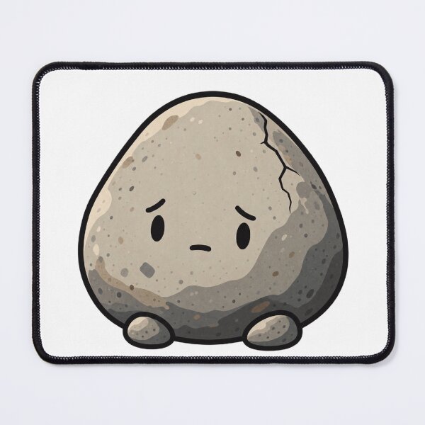 Item preview, Funny Worried Pebble Deadpan Introvert Humor Graphic Shirt designed and sold by ZAROOMART.