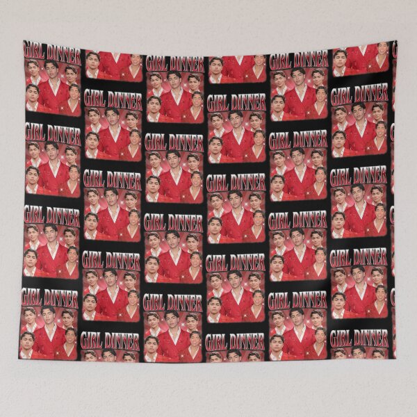 Item preview, Red Suit Pop Star Heartthrob Print designed and sold by VeraHTucker.