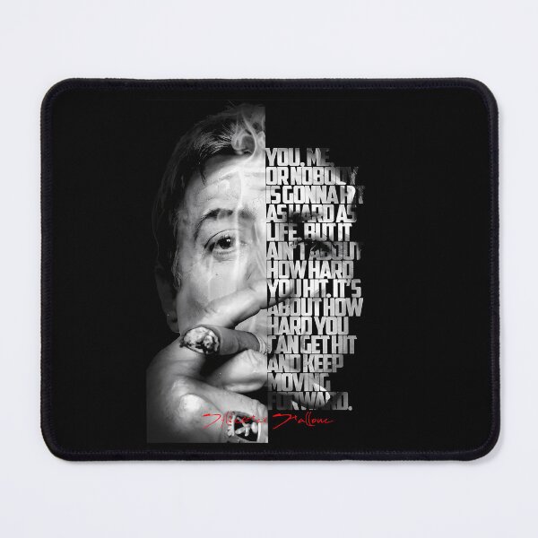 Item preview, Black And White Sylvester Stallone Quote designed and sold by bock-quinn.