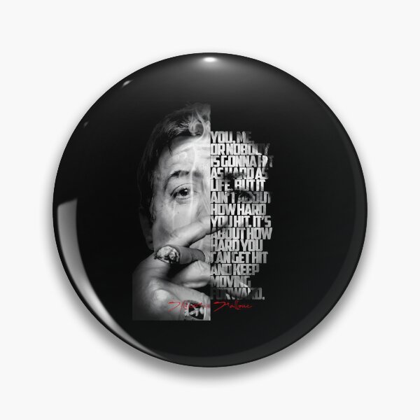 Item preview, Black And White Sylvester Stallone Quote designed and sold by bock-quinn.