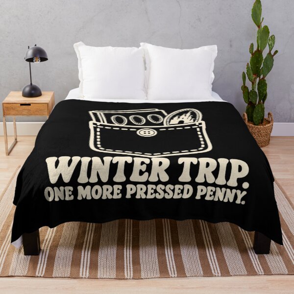 Item preview, Winter Trip One More Pressed Penny Travel Collector Humor designed and sold by DreamLayerStudio.