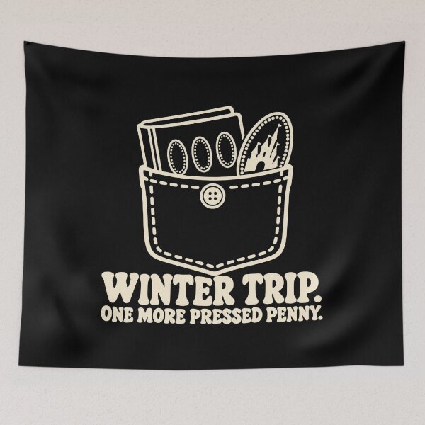 Item preview, Winter Trip One More Pressed Penny Travel Collector Humor designed and sold by DreamLayerStudio.
