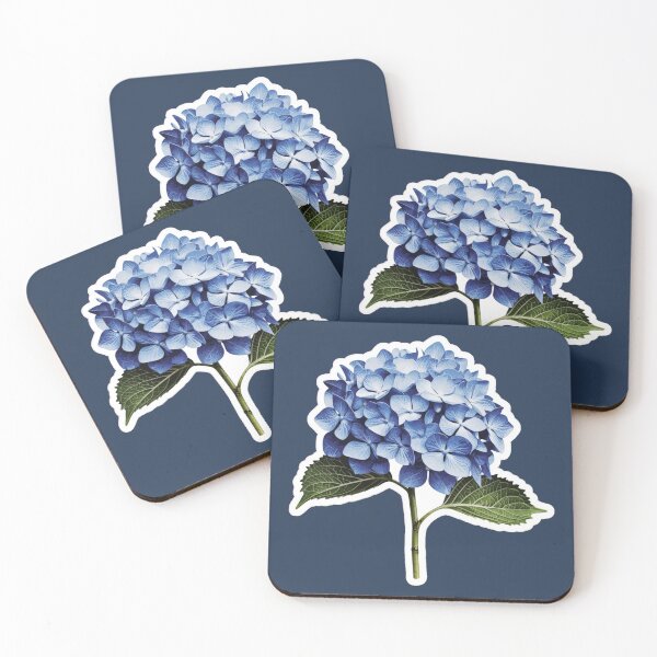 Item preview, Blue Hydrangea Botanical Flower designed and sold by NatArtSA.