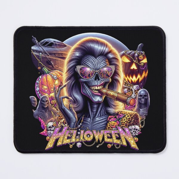 Item preview, Halloween Alien Pumpkin Spaceship Skull Cigar designed and sold by Voodoo Store Paranormal Collections.