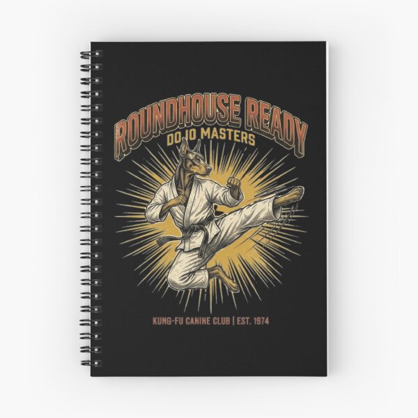 Item preview, Roundhouse Ready Funny Kung Fu Dog Martial Arts  Karate Dog Lover Gift designed and sold by FurRealStudioCo.