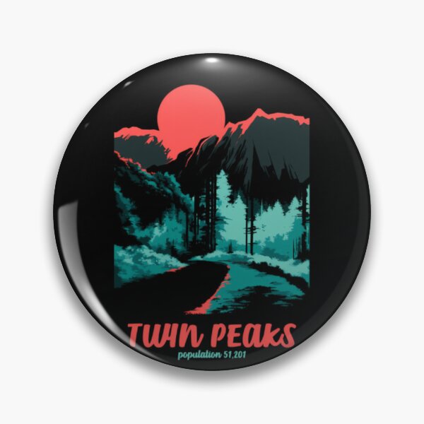 Item preview, Retro Mountain Landscape Red Sun Forest Graphic designed and sold by ElleryFriendd.