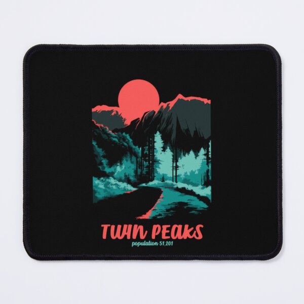 Item preview, Retro Mountain Landscape Red Sun Forest Graphic designed and sold by ElleryFriendd.