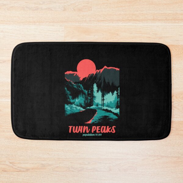 Item preview, Retro Mountain Landscape Red Sun Forest Graphic designed and sold by ElleryFriendd.