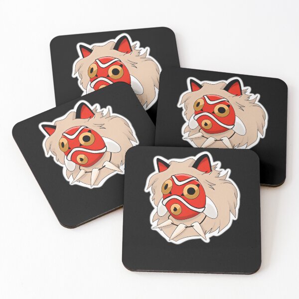 Item preview, Princess-Mononoke-Red-Mask designed and sold by reschoawiz.
