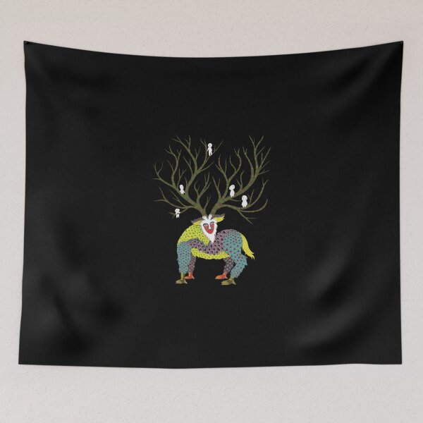 Item preview, Princess-Mononoke-Stylised-Forest-Spirit designed and sold by mielkevmuk.
