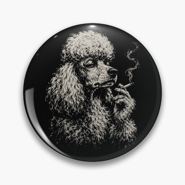 Item preview, Funny Poodle Smoking Cigarette Grunge Dog Meme Vintage designed and sold by marlo-quade.