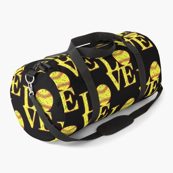 Item preview, Distressed Yellow Softball Love Typography Sports Graphic designed and sold by ElleryFriendd.