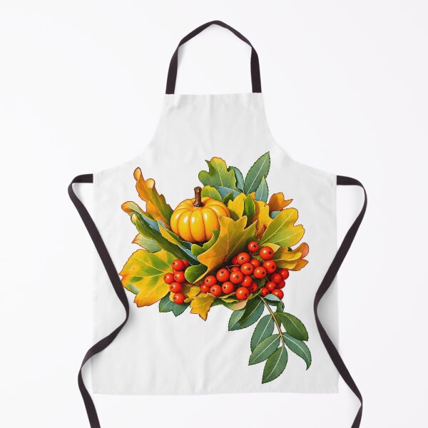 Item preview, Autumn harvest pumpkin and rowan berries designed and sold by natalik2024.
