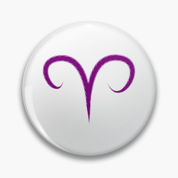 Item preview, Purple Aries Ram Zodiac Symbol Design designed and sold by pattern-archive.