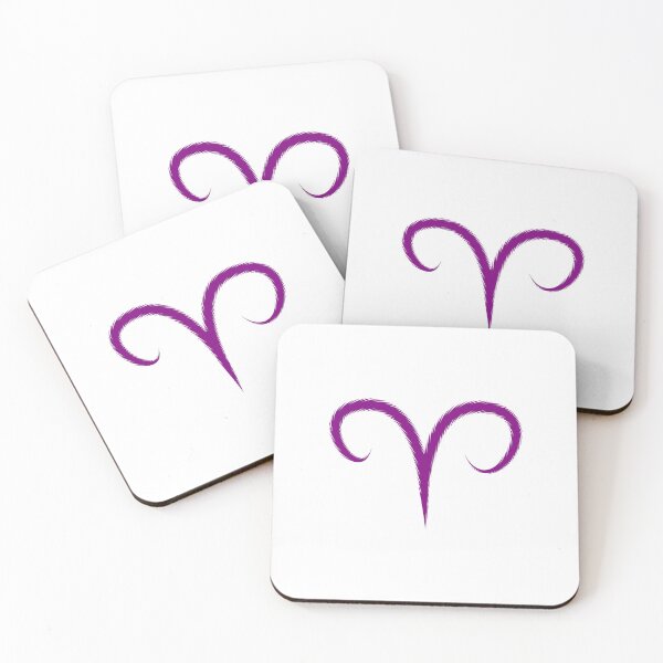 Item preview, Purple Aries Ram Zodiac Symbol Design designed and sold by pattern-archive.