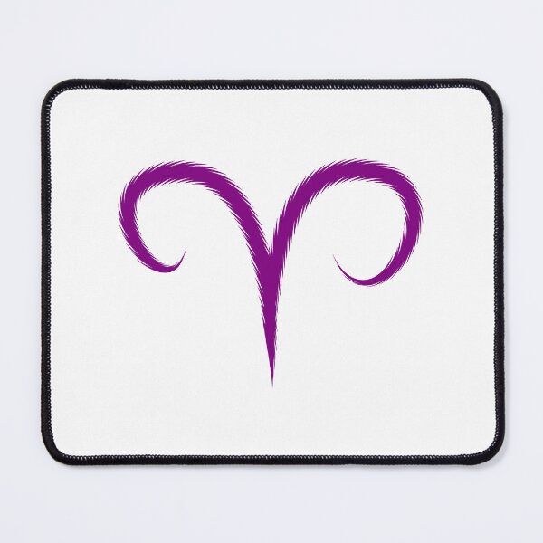 Item preview, Purple Aries Ram Zodiac Symbol Design designed and sold by pattern-archive.