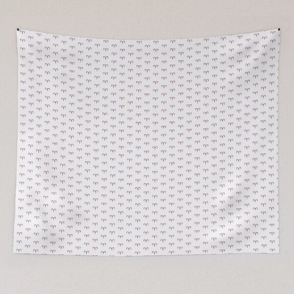 Item preview, Purple Aries Ram Zodiac Symbol Design designed and sold by pattern-archive.